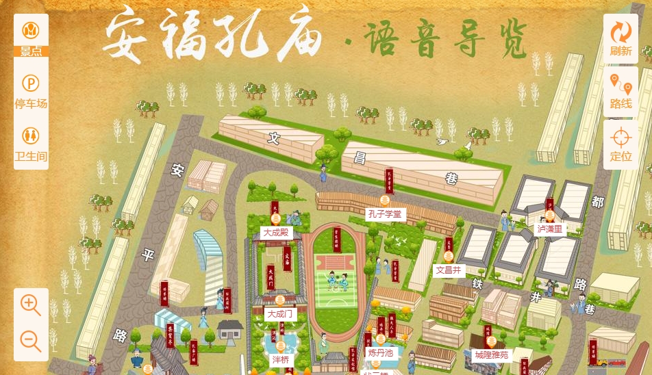 舞阳手绘地图：智慧景区智能化服务的延伸